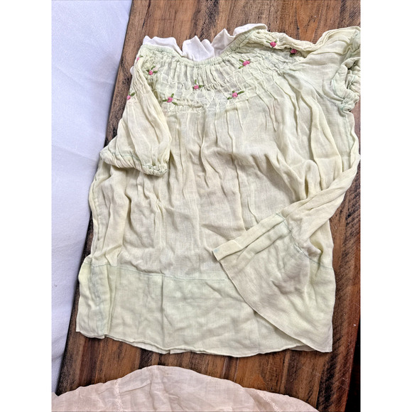 Vintage Baby Clothes Lot 1950s 1960s 1970s Smocked Dress READ Jumper Embroidered - Picture 9 of 12